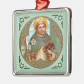 St. Dominic de Guzman (BK 07) Metalen Ornament (Links)