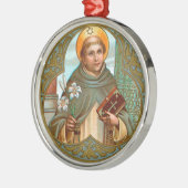 St. Dominic de Guzman (BK 07) Metalen Ornament (Links)