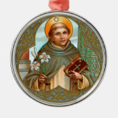 St. Dominic de Guzman (BK 07) Metalen Ornament (Voorkant)