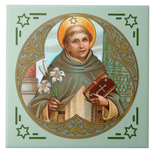St. Dominic de Guzman (BK 07) Tegeltje (Voorkant)