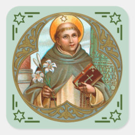 St. Dominic de Guzman (BK 07) Vierkante Sticker