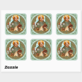 St. Dominic de Guzman (BK 07) Vierkante Sticker