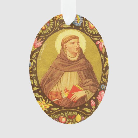 St. Dominic de Guzman (PM02) Acryl Ornament (voorkant)