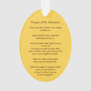 St. Dominic de Guzman (PM02) Acryl Ornament