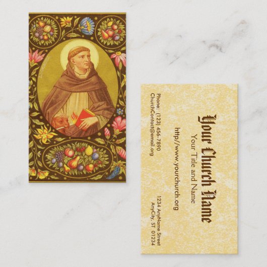 St. Dominic de Guzman (PM02) Full Bleed Visitekaartje (Voorkant / Achterkant)