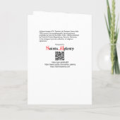 St Dominic de Guzman (PM 02) Blank Wenskaart Kaart (Achterkant)