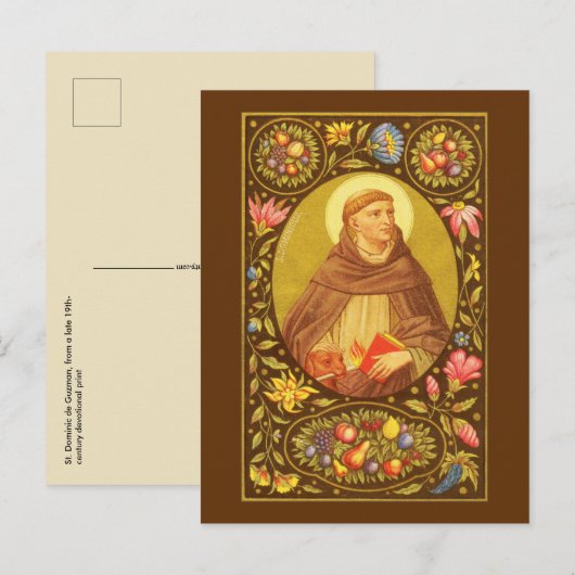 St. Dominic de Guzman (PM 02) Briefkaart 2 (Voorkant / Achterkant)