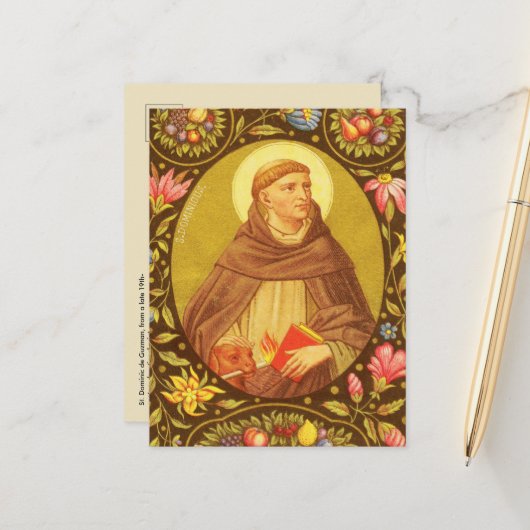 St. Dominic de Guzman (PM 02) Briefkaart 2 (Voorkant / Achterkant in situ)