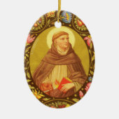 St. Dominic de Guzman (PM 02) Keramisch Ornament (Voorkant)