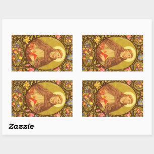 St. Dominic de Guzman (PM 02) Rechthoekige Sticker