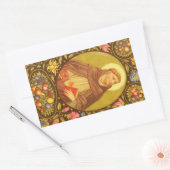 St. Dominic de Guzman (PM 02) Rechthoekige Sticker (Envelop)