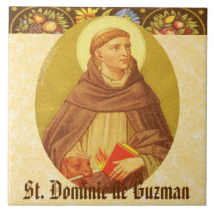 St. Dominic de Guzman (PM 02) Tegeltje