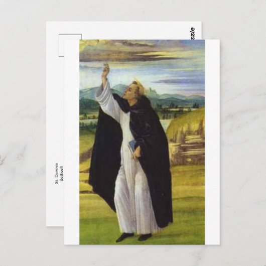 St. Dominic door Botticelli-Briefkaart Briefkaart (Voorkant / Achterkant)