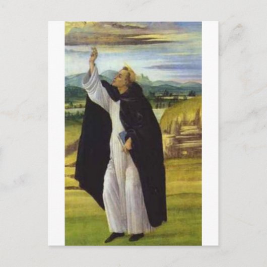 St. Dominic door Botticelli-Briefkaart Briefkaart (Voorkant)
