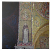 St. Dominic en St. Nicholas, mozaïek in het atrium Tegeltje (Voorkant)