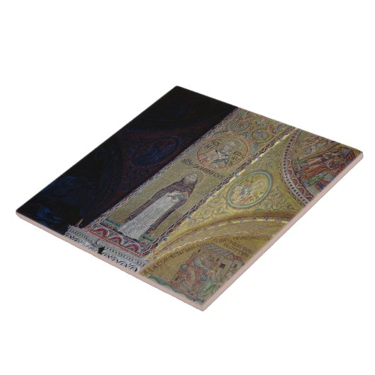 St. Dominic en St. Nicholas, mozaïek in het atrium Tegeltje (Zijkant)