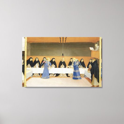St. Dominic en zijn bedrijven Fed door Angels Canvas Afdruk (Voorkant)