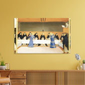 St. Dominic en zijn bedrijven Fed door Angels Canvas Afdruk (Insitu (Woonkamer))