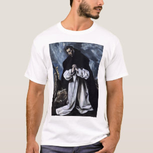 St Dominic in Prayer T-shirt
