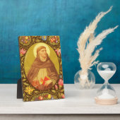 St. Dominic (PM 02) 5"x 7" Plaque 2 met Easel Fotoplaat (Zijkant)