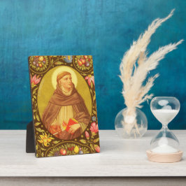 St. Dominic (PM 02) 5"x 7" Plaque 2 met Easel Fotoplaat