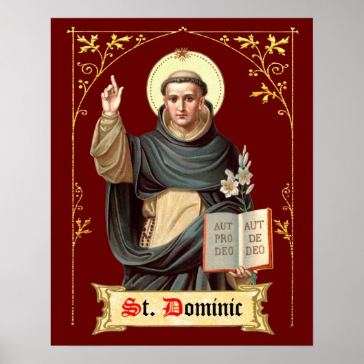 St. Dominic Preaching (BEN 002) Poster (Voorkant)