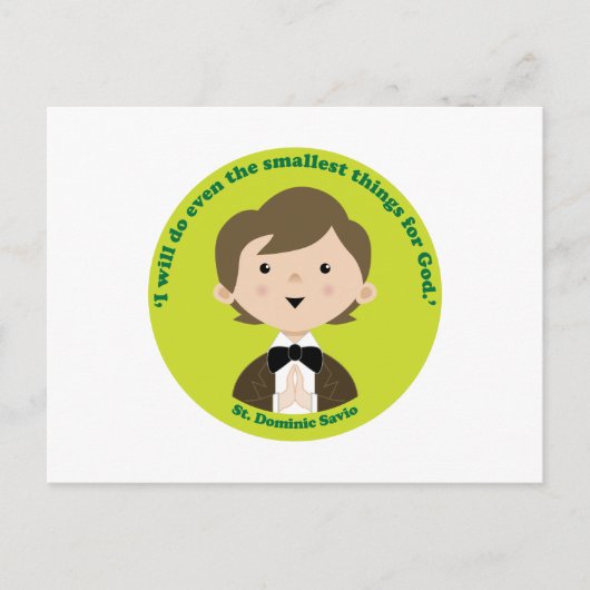 St. Dominic Savio Briefkaart (Voorkant)
