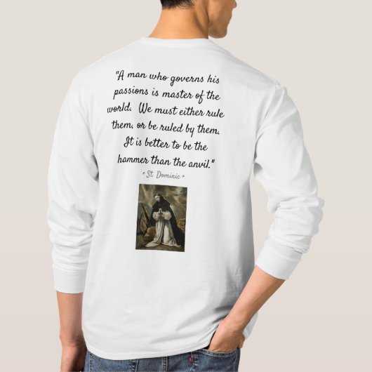 st. dominic t-shirt (Achterkant)