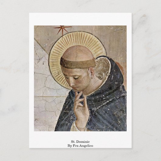St. Dominic van Fra Angelico Briefkaart (Voorkant)