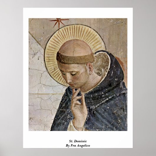 St. Dominic van Fra Angelico Poster (Voorkant)