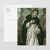 St.Dominic van Guzman Briefkaart (Voorkant / Achterkant)