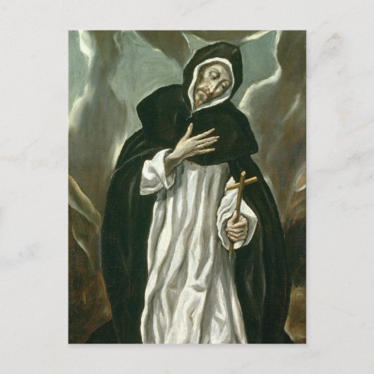 St.Dominic van Guzman Briefkaart (Voorkant)