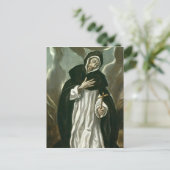 St.Dominic van Guzman Briefkaart (Staand voorkant)