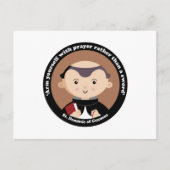 St. Dominic van Guzman Briefkaart (Voorkant)