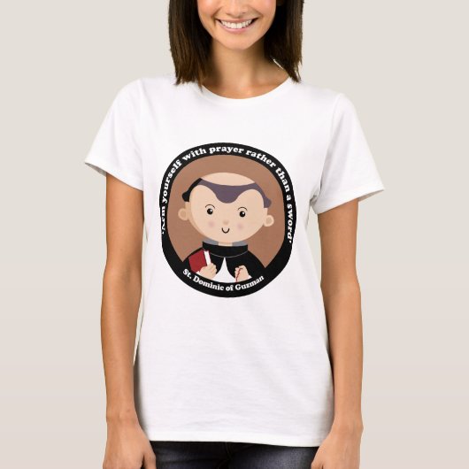 St. Dominic van Guzman T-shirt (Voorkant)