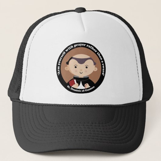 St. Dominic van Guzman Trucker Pet (Voorkant)