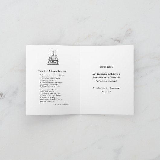 St. Dominic Verjaardag Kaart (Binnen)