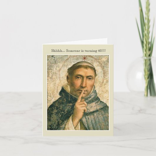 St. Dominic verjaardagskaart Kaart (Voorkant)
