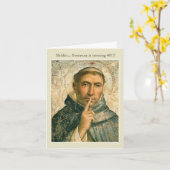 St. Dominic verjaardagskaart Kaart (Gele Bloem)