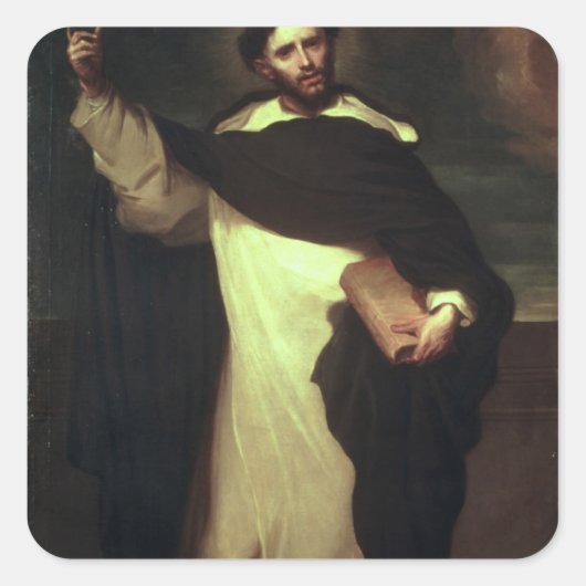 St. Dominic Vierkante Sticker (Voorkant)