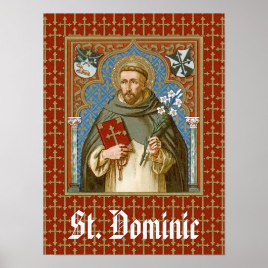 St. Dominicus de Guzman (BK 011) Poster (Voorkant)