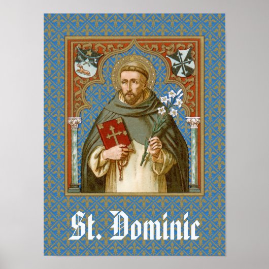 St. Dominicus de Guzman (BK 011) Poster (Voorkant)