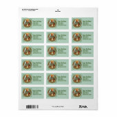 St. Dominicus de Guzman (BK 07) Etiket (Full Sheet)
