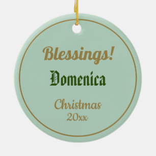 St. Dominicus de Guzman (BK 07) Keramische Versier Keramisch Ornament