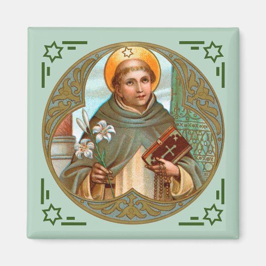 St. Dominicus de Guzman (BK 07) Magneet (Voorkant)