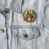 St. Dominicus de Guzman (BK 07) Ronde Button 5,7 Cm (In situ)