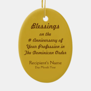 St. Dominicus de Guzman (PM 02) Keramisch Ornament