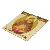 St. Dominicus de Guzman (PM 02) Tegeltje (Zijkant)