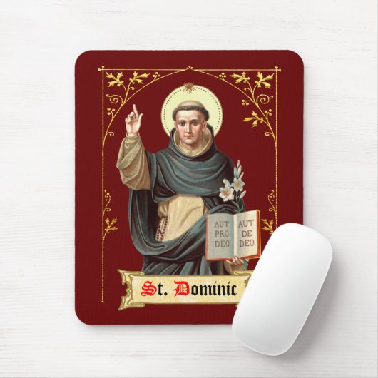 St. Dominicus predikend (BEN 002) Muismat (Met muis)