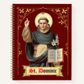 St. Dominicus predikend (BEN 002) Notitieboek (Voorkant)
